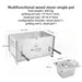 Portable BBQ grill and wood stove for picnics and adventures