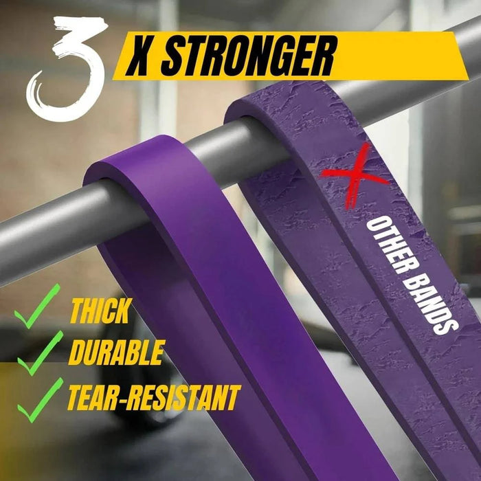 High-Performance Durable Resistance Bands for Enhanced Workouts (5 pcs) in Yellow