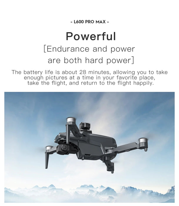 4K GPS Drone with 3-Axis Gimbal and Dual Camera