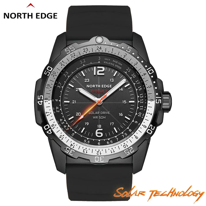 Watch Waterproof Outdoor with Altimeter Black