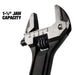 Wide Ergonomic Handle Reduces Hand Fatigue and Improves Control