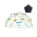 8FT Geometric Dome Climber Jungle Gym Swing with Slide Outdoor Backyard Play Equipment - A colorful and sturdy outdoor play equipment for kids to climb, swing and slide