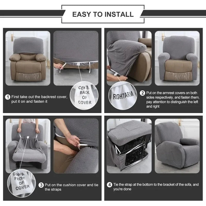 Stretchable and durable cover with anti-slip design