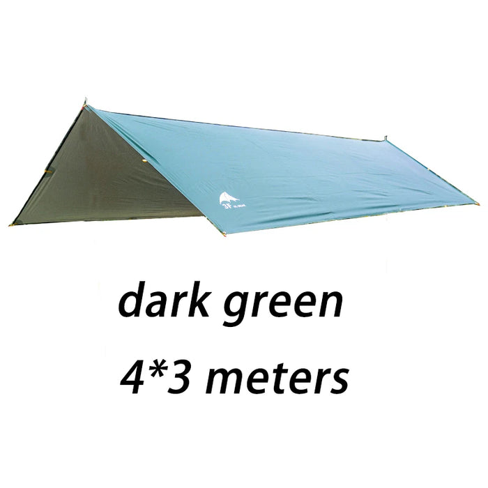 Waterproof Outdoor Shelter Tarp 4x3m Green – UV Resistant