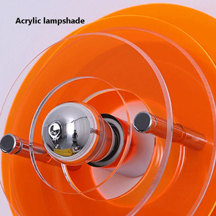 Antique Bauhaus Orange Wall Lamp for Living Room Decor