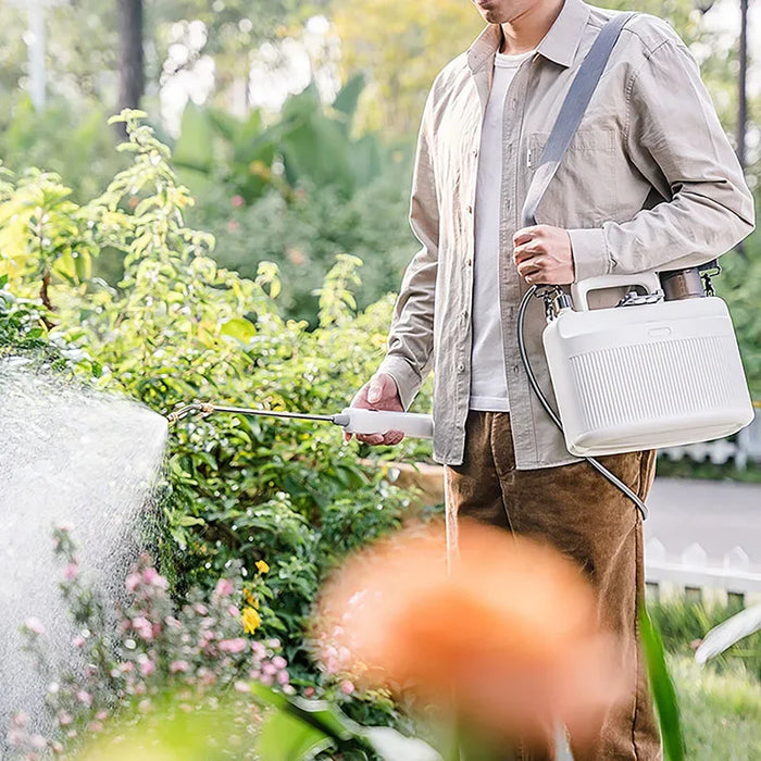 Electric portable sprayer with 3m extension tube for gardening and cleaning