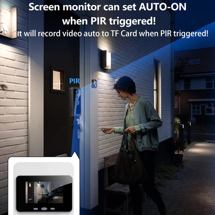 Outdoor Waterproof Doorbell Camera with Motion Detection