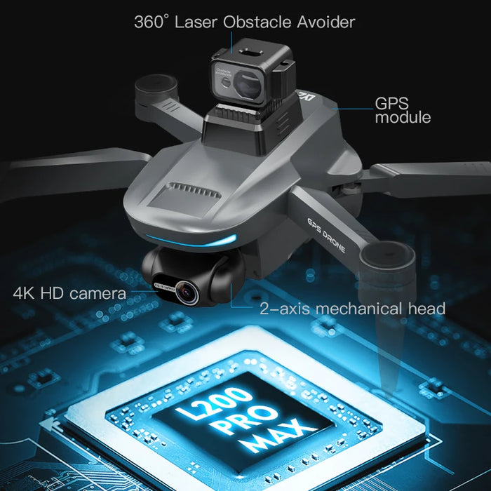 Foldable GPS Drone with 4K Camera and Brushless Motor