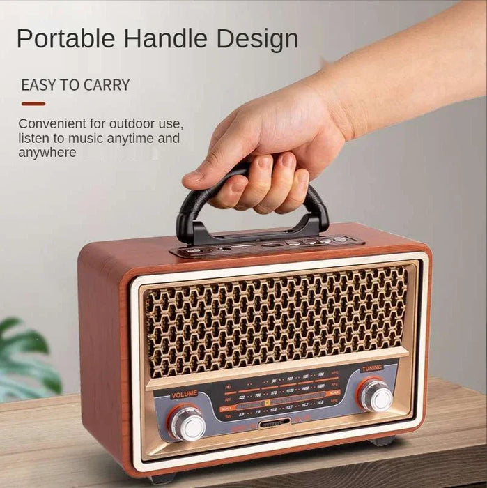 Multifunction Radio Speaker with Subwoofer and Bluetooth
