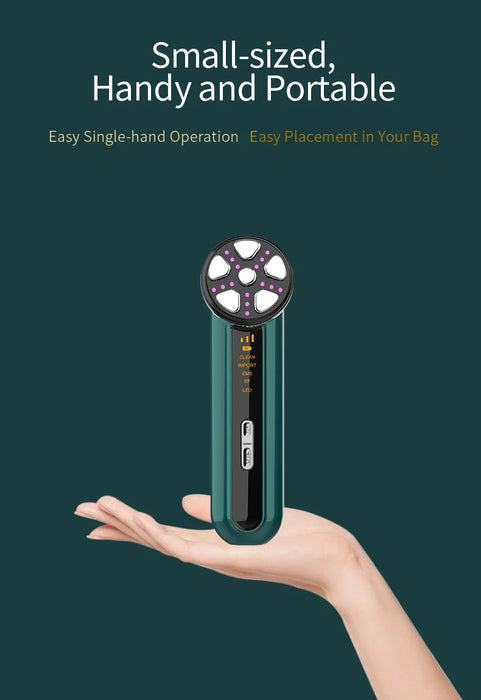  Rechargeable and cordless beauty device for convenient at-home use