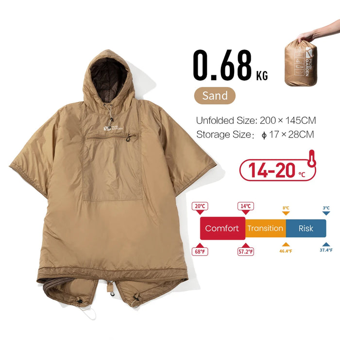  Multi-functional and stylish sleeping bag for outdoor adventures