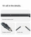 Trekking poles black 103-120cm carbon fiber folding hiking walking sticks for outdoor adventure
