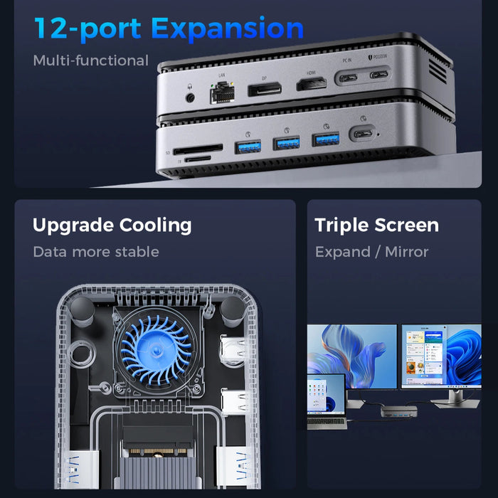 10-in-1 USB-C Docking Station with 4K HDMI