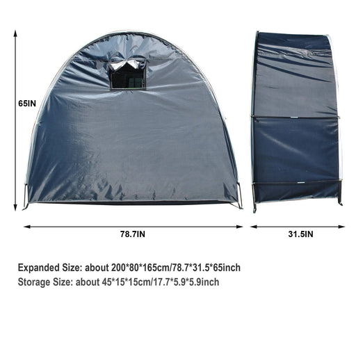 Waterproof Outdoor Bike Storage Tent made of durable 210D Oxford Fabric