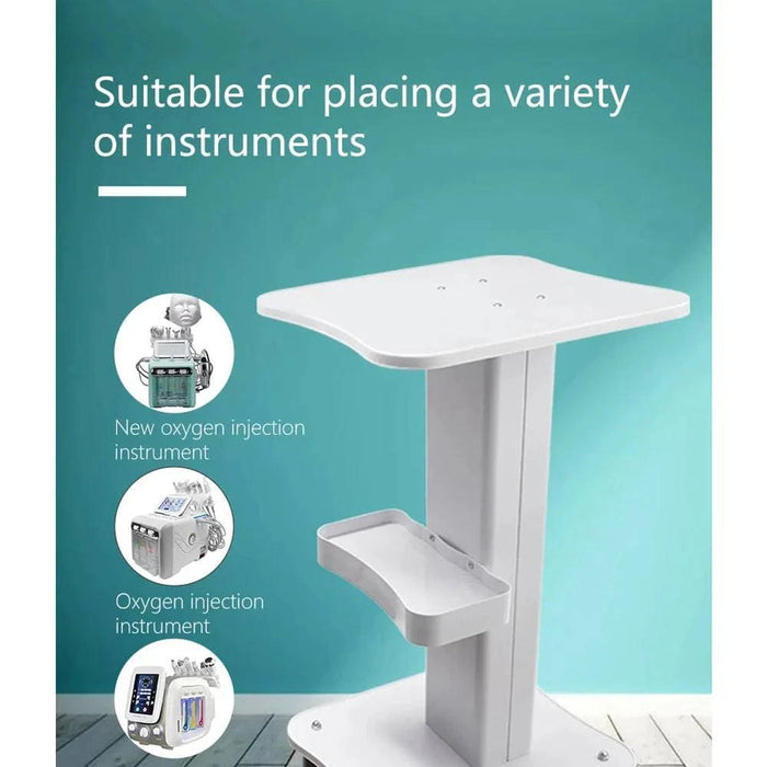 Easy to assemble trolley with 360-degree pulley system for smooth movement