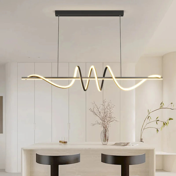 100cm Minimalist LED Hanging Light for Kitchen or Bar