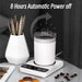 Electric coffee mug warmer with 9 temperature settings for tea and water