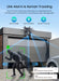 4K 8MP solar camera with dual lens, humanoid tracking, color night vision, and PTZ security for outdoor wifi surveillance