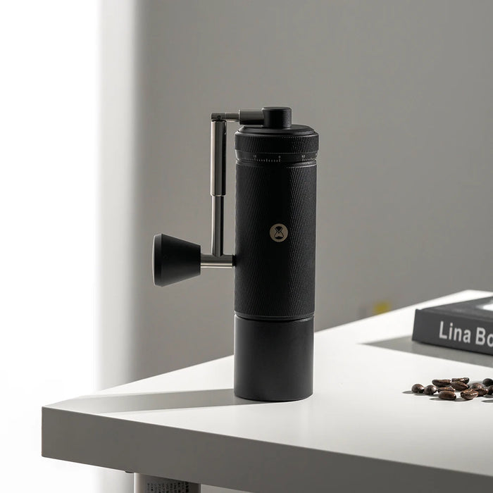 Manual Espresso Coffee Grinder with External Click Adjustment