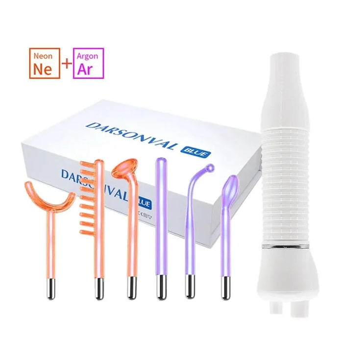 Portable high-frequency facial machine for professional skincare at home