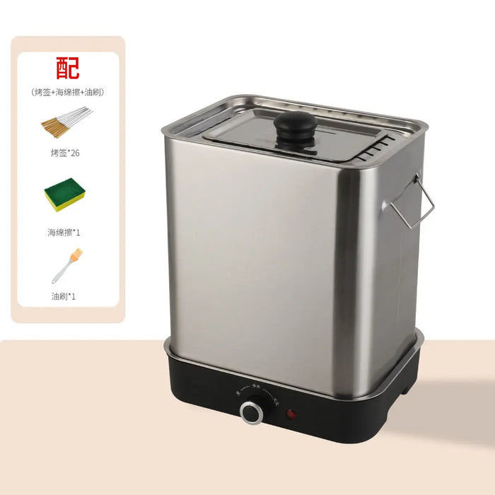 Stainless Steel 800W A1 Household BBQ Grill Skewer Machine