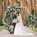 Versatile wooden hexagon flower arbor stand for ceremonies and events
