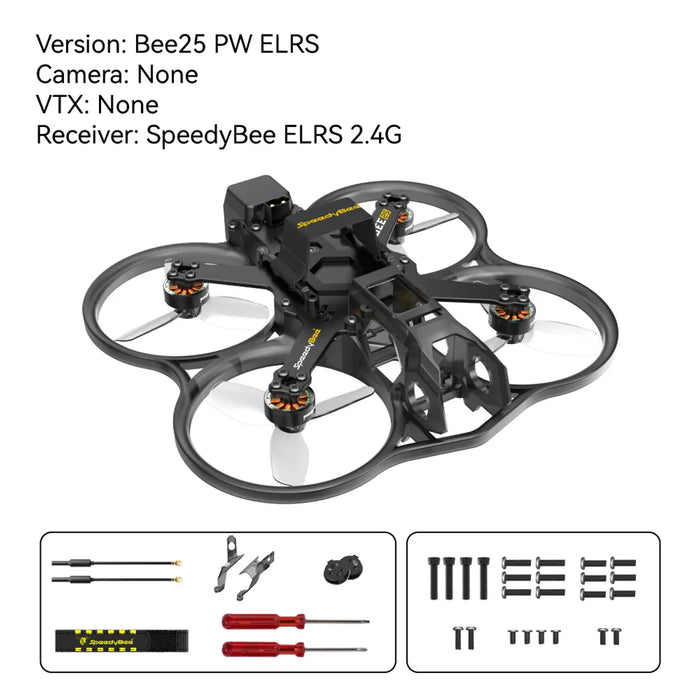 Brushless Cinewhoop Drone ELRS 4S with LED System