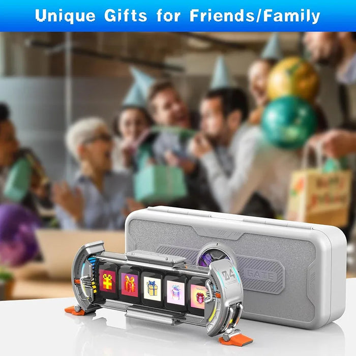 WiFi RGB Tube Clock with Smart App Controls for Desk & Decor