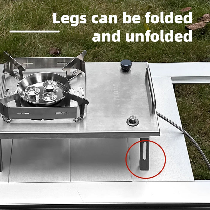 Stainless Steel 7500W Gas Stove for Outdoor Cooking