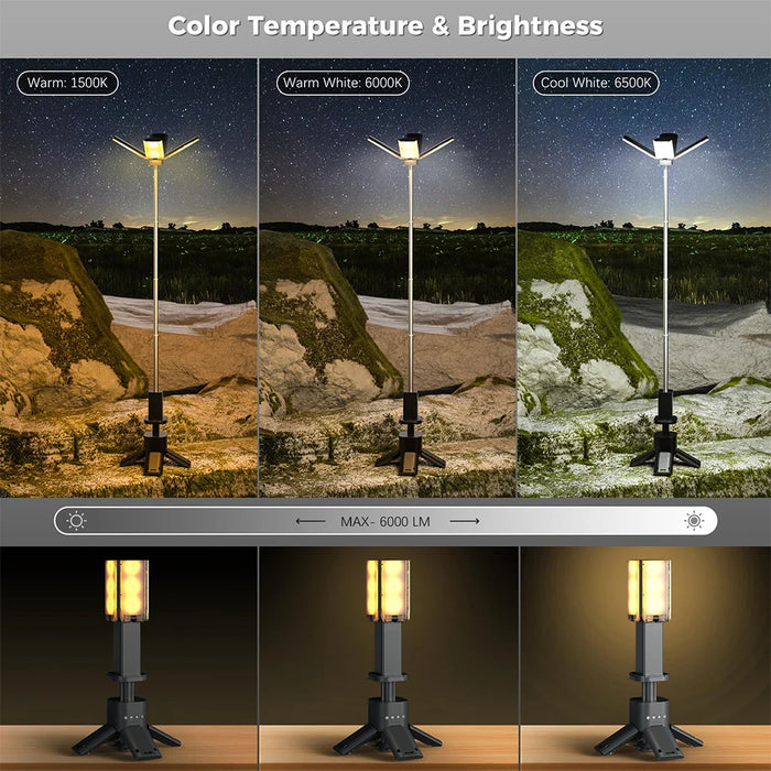 Bright Magnetic LED Lantern for Outdoor Adventures