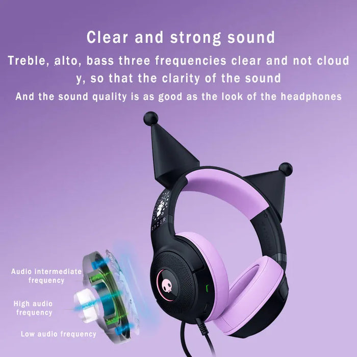 Over-Ear USB Headset with Mic, Memory Foam Pads & 7.1 Audio