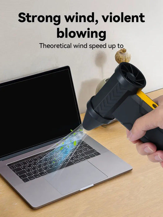 Equipped with two 10000mAh batteries for up to 8 hours of use