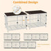 Spacious interior medium dog crate for ample space for your puppy to move around