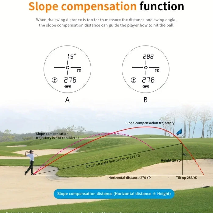 1000m Golf Laser Rangefinder with Flag-Lock