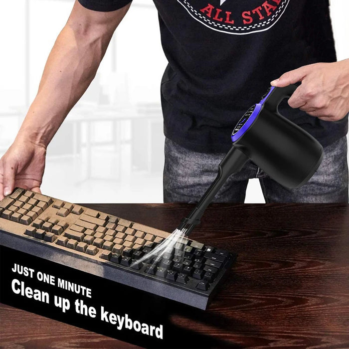 Handheld PC & Keyboard Cleaner with 2 Speed Settings for Customizable Airflow