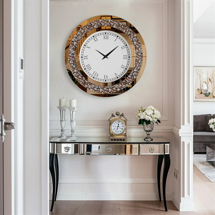Versatile 3D wall clock for living rooms, kitchens, and bedrooms