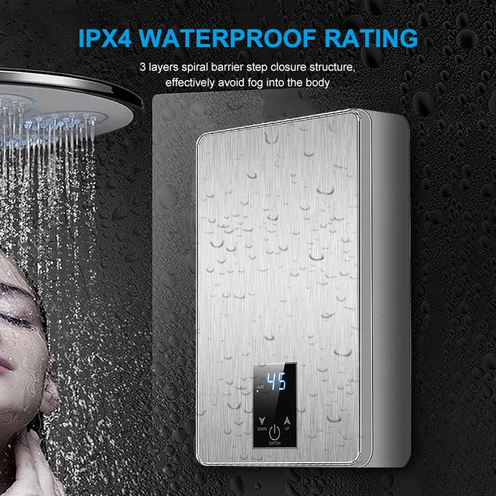 Water Heaters 6000W 220V Tankless for Bathroom or Kitchen