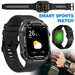 Sports Smart Watch 5 cm Screen Bluetooth-Call Fitness Smartwatch IP68 Waterproof Activity Tracker - FLUXA