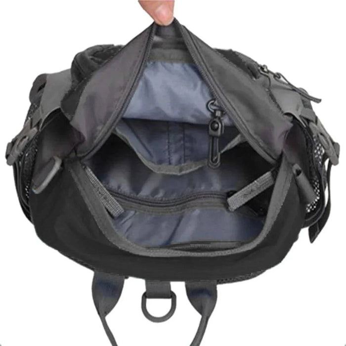 Tear-Resistant Nylon Waist Pack with Multiple Carrying Options