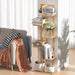 Sturdy and stable bamboo construction suitable for indoor and outdoor use