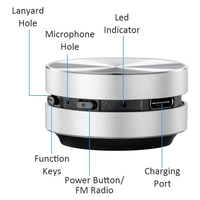 Durable and lightweight speaker with waterproof protection for outdoor use