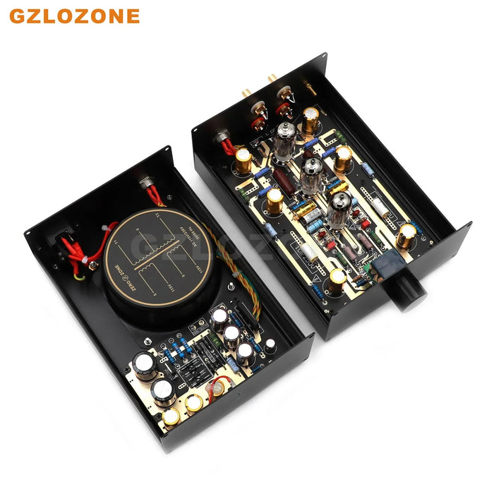 Stereo Tube Amplifier for Turntable with ECC83 Support