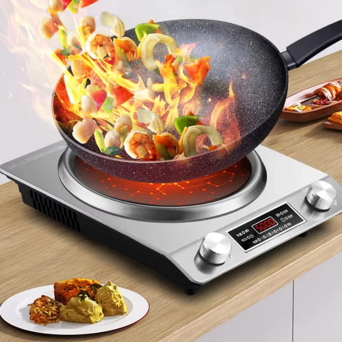 Induction Cooker, 5000W-AU, High Power for Home & Commercial Kitchens