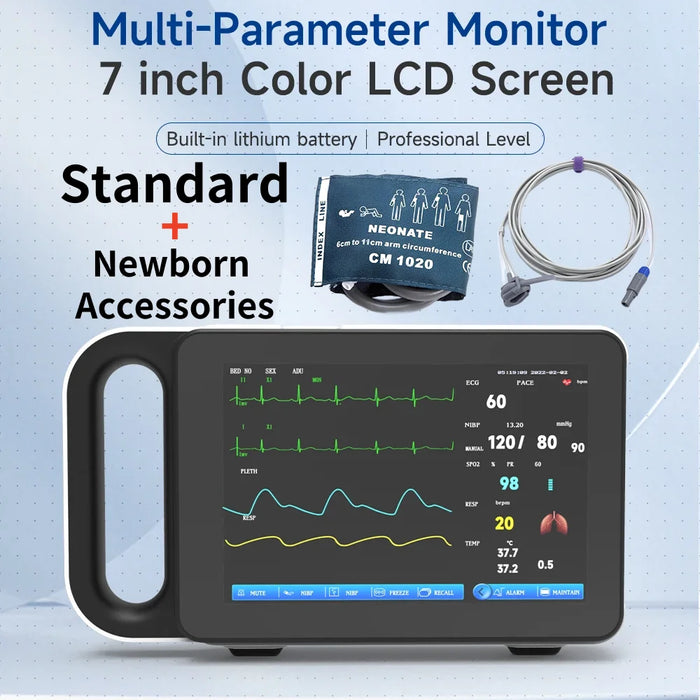 Portable Vital Signs Monitor with Newborn Attachment and ECG