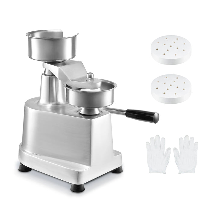 Heavy Duty 4in Patty Press – Manual Burger Maker for Kitchens & Stalls
