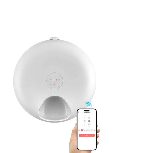 Rechargeable Wet Food Automatic Pet Feeder - Tuya WiFi Smart Dispenser with Timed Feeding Bowl
