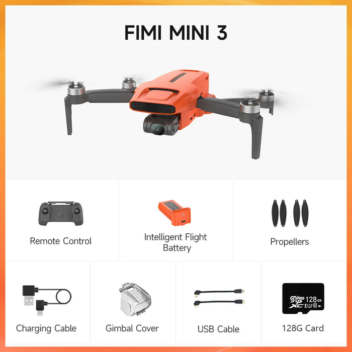 4K 60fps Mini Drone with 3-Axis Gimbal & 9km Range