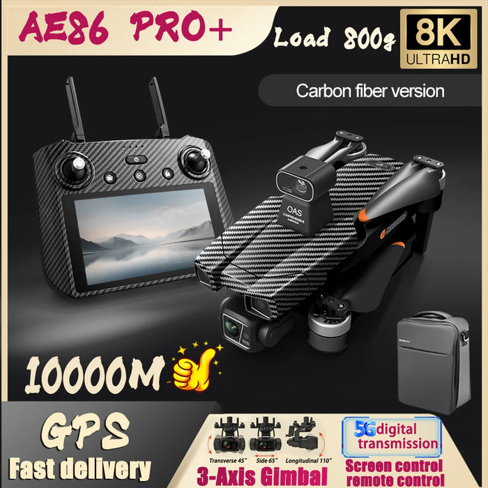 Brushless 8K Drone with Obstacle Avoidance and 8KM Range