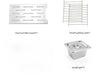 Lightweight and durable stainless steel stove for camping and hiking