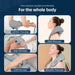 Grey Wireless Neck and Shoulder Massager for Mobility and Convenience